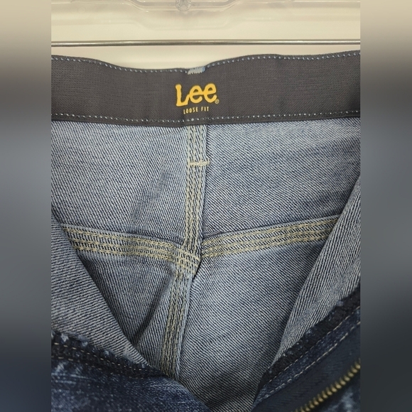 Lee Carpenter Loose Fit Straight Leg Original Stone 48x29 - Picture 2 of 11